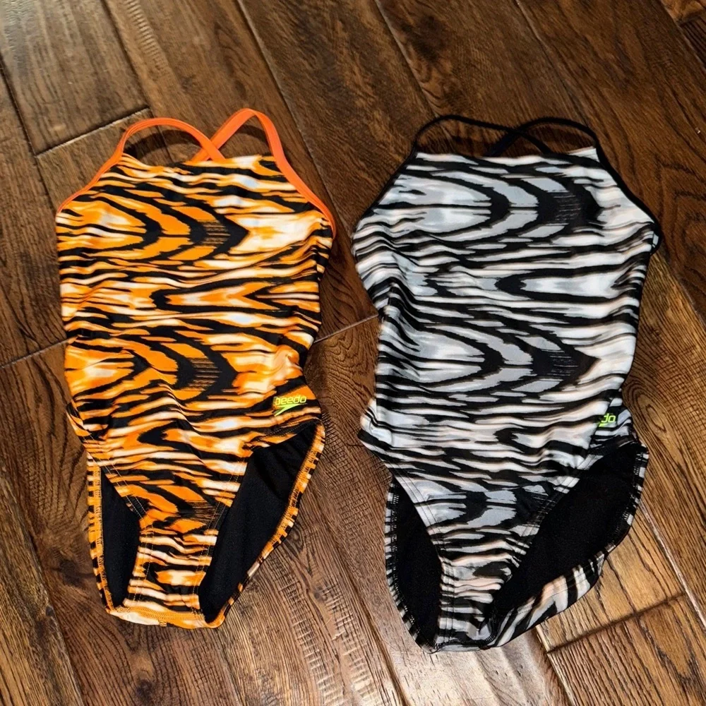 Kids One Piece Swimsuit Set - Pattern Size Large XL